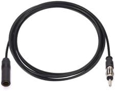 Image of DIN Plug FM AM Radio Car Antenna Extension Cable 19.68ft/6m for CD Media Receive