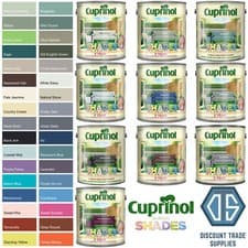 Image of Cuprinol Garden Shades 2.5L All Colours Sheds Fences Furniture FREE NEXT DAY P&P