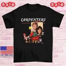 Image of The Carpenters Christmas Portrait T Shirt Full Size S-5XL SE800