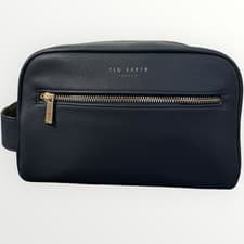 Image of Luxury Stylish Designer Navy Ted Baker Wash Bag ( Bag Only) New No Tag