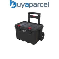 Image of Keter Roc 251493 Stack N Roll Tool Box Case Wheeled Cart KETSNRCART