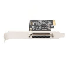 Image of 1 Port PCI Express Parallel Card IEEE 1284 DB25 PCIE Parallel Card ECP Mode Desk