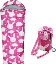 Image of Kids Sleeping Bags - Camping Sleeping Bags with Carry Bag - Compact Sleeping Bag
