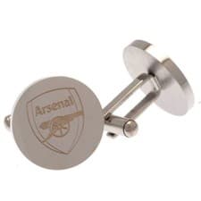 Image of Arsenal FC Stainless Steel Round Cufflinks