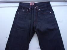Image of G-STAR NEW 3301 Straight SELVEDGE RARE RED STITCH Jeans Label W29 Actual W30