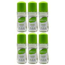 Image of Amplex Fresh Anti-Perspirant Roll-On Deodorant 50ml - 6 Pack