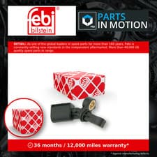 Image of ABS Sensor Rear Right 23804 Febi Wheel Speed WHT003862 6Q0927808A WHT003862C New