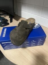 Image of Birkenstock Boston Soft Footbed Mocha UK 5 Regular Fit