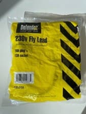 Image of Defender Fly Lead Converter 13A Plug - 16A Socket 230V