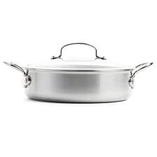 Image of GreenPan Premiere Skillet 26cm 3.8L With Lid Stainless Steel Cookware Kitchen