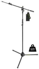 Image of Microphone Stand with Telescopic Boom - GRAVITY - MS 4322 HDB