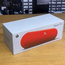 Image of Beats Pill Wireless Bluetooth Speaker Portable 24Hr Battery Statement Red Sealed