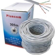 Image of 305M Cat5e Network Ethernet Cable RJ45 Lead ADSL Modem UTP CCA Roll Reel Boxed