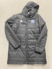 Image of Adidas Tiro 17 NYCFC MLS Winter Jacket Parka Black (BV4325) Sz XL