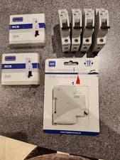 Image of Assorted British General (BG) miniature Circuit Breakers (MCB'S)