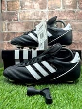 Image of Adidas Kaiser 5 Cup 033200 Soft Ground Football Boots Men's UK 7.5 Black White