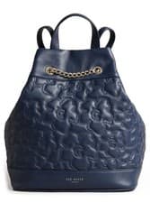 Image of ***TED BAKER*** BNWT LEATHER MAGNOLIA QUILTED BACKPACK ‘AYSSAN’, BLUE