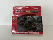 Image of Airfix 1/32 German Infantry Plastic Soldiers Multipose Figure Starter Kit BNIP