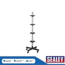 Image of Sealey Wheel Storage Trolley 100kg Capacity STR004
