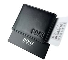 Image of New Men's Hugo Boss Genuine Leather Wallet for Notes, Coins & Credit Card
