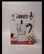 Image of Bialetti Moka Express 4 Cup Stovetop Espresso, 4 Coffee Maker Aluminium Italy