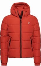 Image of Superdry Red Puffer Jacket - Size M - New with Tags