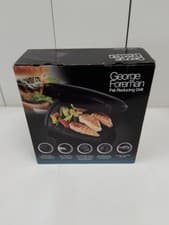 Image of George Foreman Red Fat Reducing Grill Family 5 Portion New In Box