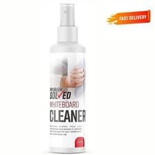 Image of Problem Solved - Whiteboard Cleaner Spray Dry Erase Liquid | Drywipe Boards for