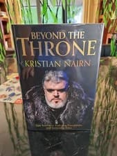 Image of Kristian Nairn Signed Beyond the throne GAME OF THRONES RARE 1st EDITION