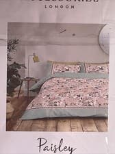 Image of ACCESSORIZE PAISLEY SINGLE DUVET COVER WITH 1 PILLOW CASE BNIB