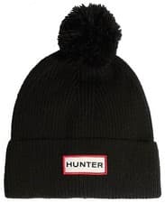 Image of Hunter Unisex Skye Pom Pom Beanie - Black