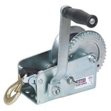 Image of Sealey Gww2000M Geared Hand Winch 900Kg Capacity With Webbing Strap