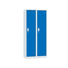 Image of 2 x 1 Door Steel Locker 1850mm H x 380mm W x 450mm D