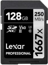 Image of Lexar Professional 1667x 128GB SDXC UHS-II Card