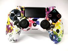 Image of Graffiti Silicone PS4 Controller Cover Skin Protective Rubber Grip PlayStation 4