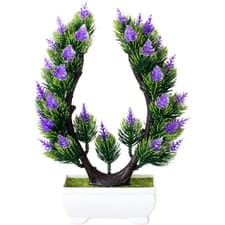 Image of 25cm Artificial Silk Acacia Tree in Pot for Home Decor and Event Styling