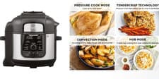 Image of Ninja Foodi MAX Multi Cooker, 7.5L -9 Cooking Functions OP500UK Steel/Black