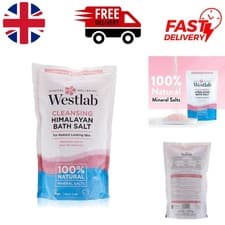 Image of Westlab 1Kg Cleansing Himalayan Bath Salt - 100% Natural Radiance Booster