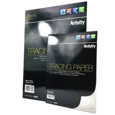 Image of Tracing Paper Pad A3 & A4 Drafting Copy 65GSM Paper 30 Sheets Drawing Book Pad