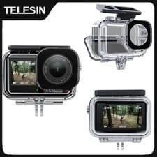 Image of TELESIN 45M Waterproof Case DJI OSMO Action 3 4 5 Pro Underwater Diving Housi
