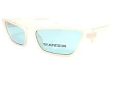 Image of Guess Sunglasses Shiny Crystal Beige with Green-Blue CAT.2 Lenses GU8232 57V