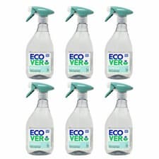 Image of NEW Formula 6 x Ecover Window and Glass Cleaner Spray 500ml Green Tea Grapefruit