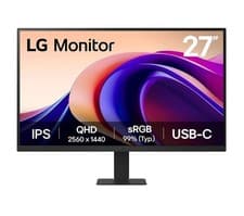 Image of LG 27U631A-B 27" IPS LCD MONITOR QUAD HD 1440P 100HZ 5MS HDR10 HDMI USB TYPE-C