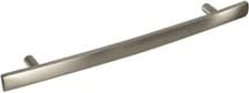 Image of Brainerd Caroline P37034W-SN-CP 160mm C-C Satin Nickel Arch Cabinet Pull