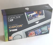 Image of Blaze Evercade EXP Handheld Console CAPCOM Games Street Fighter & irem Cartridge