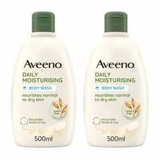 Image of 2 x Aveeno Daily Moisturising Body Wash 500ml