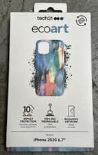Image of Tech21 EcoArt for iPhone 12 Pro Max - Watercolour 2 Multi Multi-Drop Protection