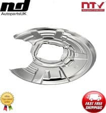 Image of For BMW 5 10- F10 F11 1x Rear Left Brake Disc Dust Cover Back Plate Shield