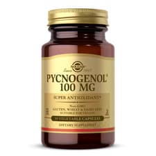 Image of Solgar 100 mg Pycnogenol Super Antioxidant for Cardiovascular Health | 30 Caps
