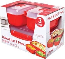 Image of Sistema Heat and Eat Microwave Container Set | 1.25 L, 525 ml | Microwave School